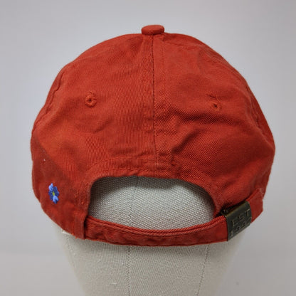 No Boundaries Slideback Hat Orange One Size Adjustable Embroidered