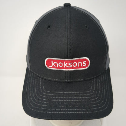 Jacksons Snapback Hat Black One Size Adjustable Colorblock Richardson