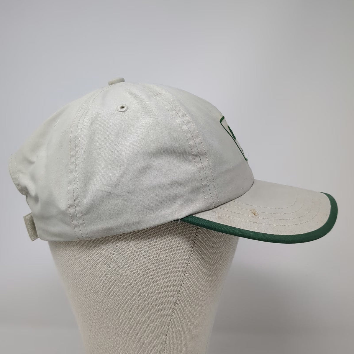 Richardson Baseball Cap Beige One Size Sinclair D&B Oil Green Logo Polyester Hat