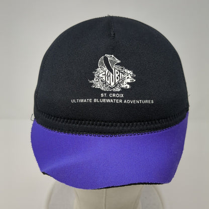 Squid Wear St. Croix Ultimate Bluewater Adventures Strapback Hat Black Small