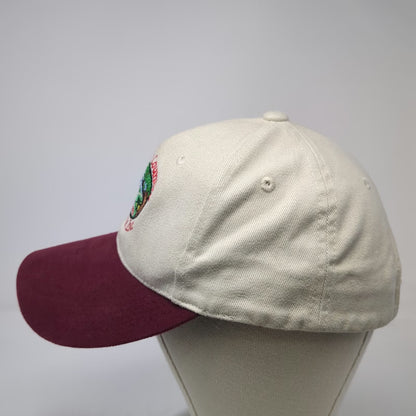 Port Authority Baseball Cap Beige Red One Size Town Country Electric Farm Hat