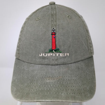 Royal Resortwear Jupiter Lighthouse Baseball Cap Green One Size Cotton Hat Beach