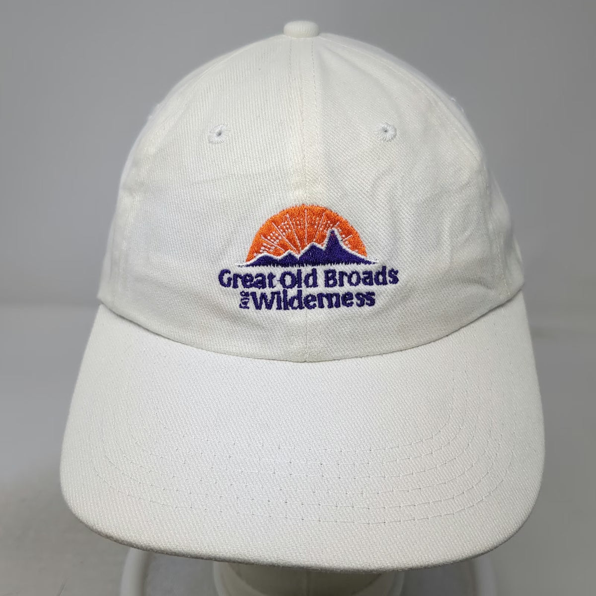 Port Authority Baseball Cap White One Size Great Old Broads for Wilderness Hat