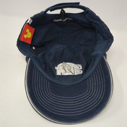 Goofy Strapback Hat Blue One Size Adjustable Embroidered Disney Florida