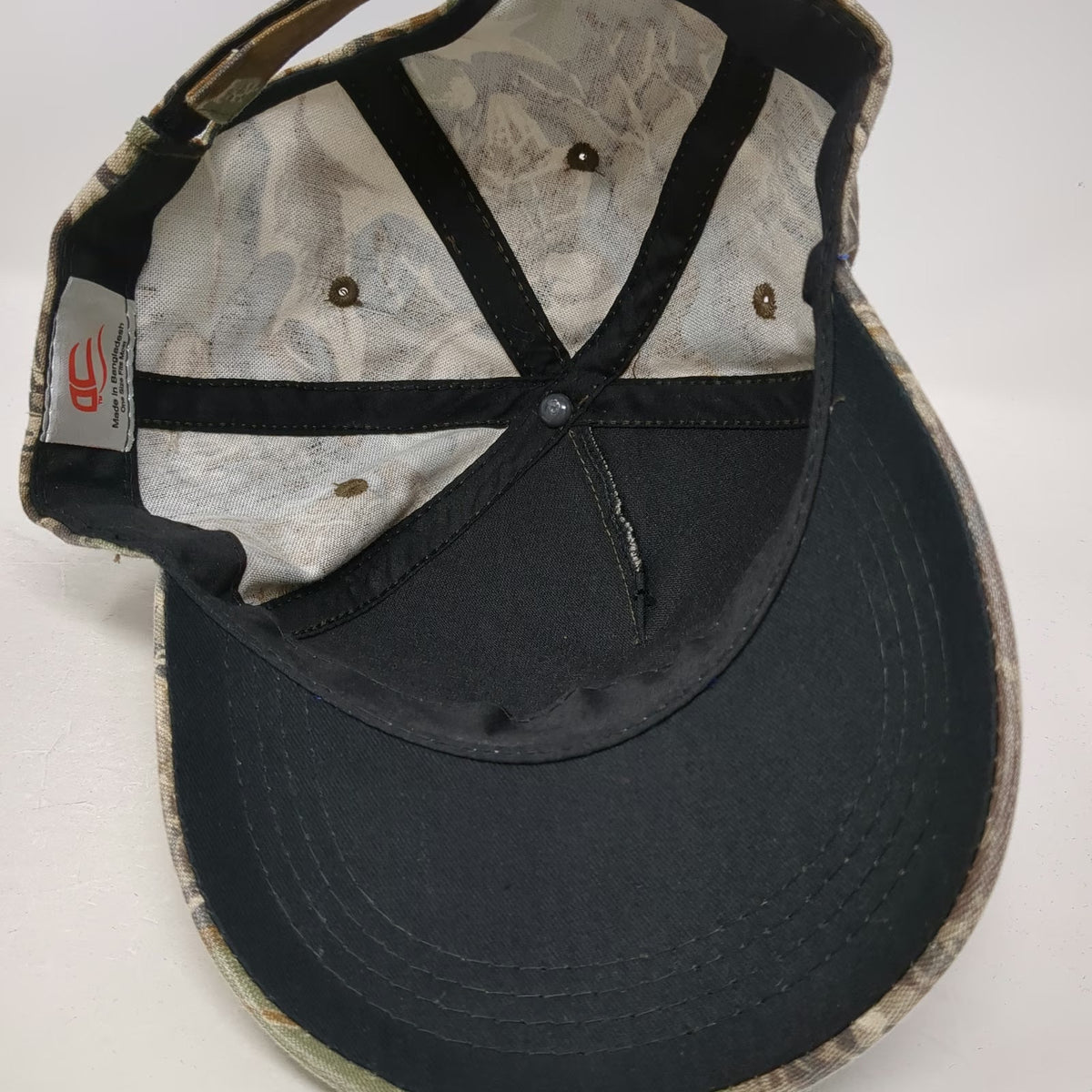 Outdoor Cap 5 Panel Brown Orange One Size Northwest Concrete Pumping Camo Hat