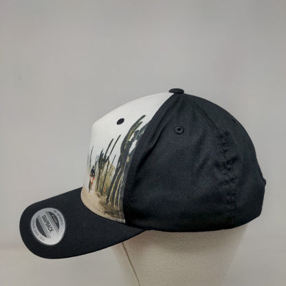 The Authentic Yupoong Snapback Hat Multicolor One Size Adjustable 6 Panel