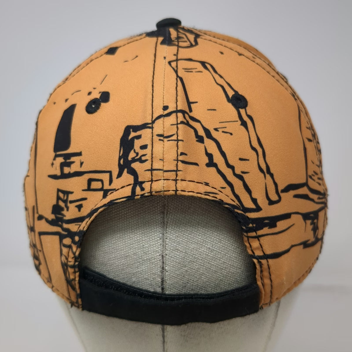 Mesa Verde National Park Baseball Cap Orange Black One Size Cliff Dwelling Hat