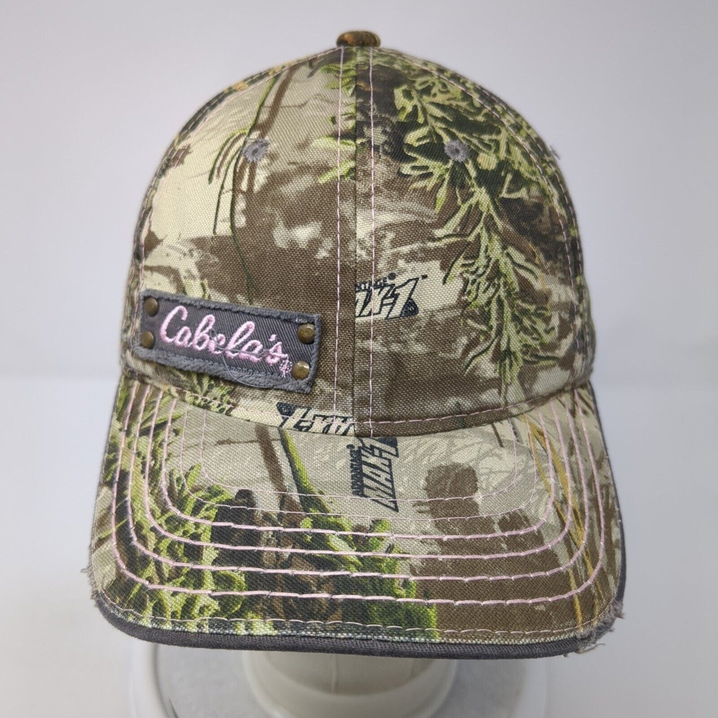 Cabela's Strapback Hat Camo One Size Adjustable Hunting Outdoor 6 Panel