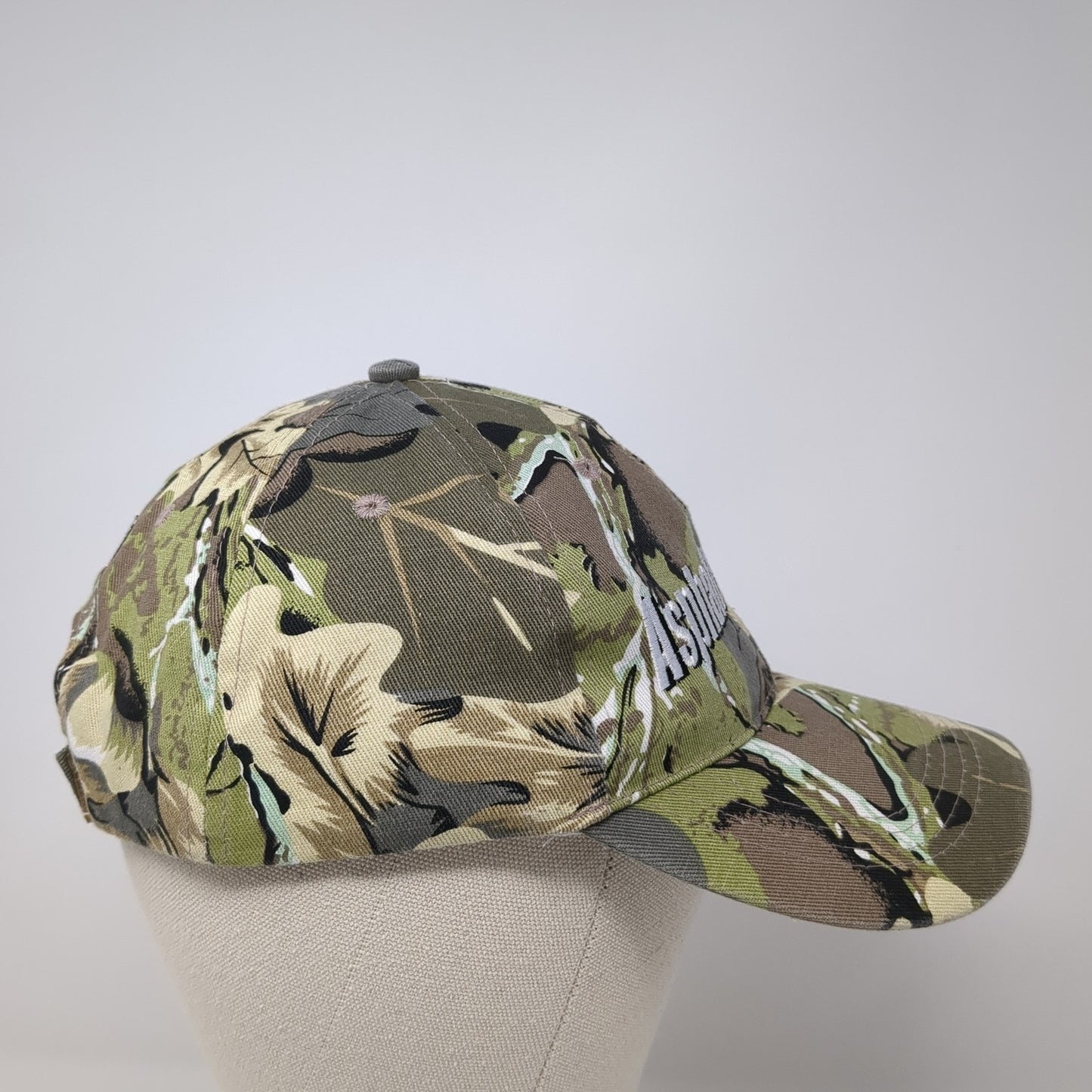 Asphalt Zipper Zip-It Strapback Hat Multicolor Camo One Size Adjustable