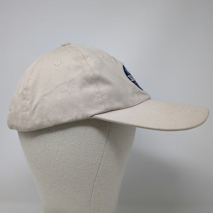 Prairie Mountain NASA Baseball Cap Beige One Size Slideback Cotton Meatball Hat