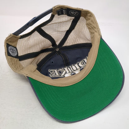 '47 Duke Blue Devils NCAA Trucker Hat One Size Mesh Snapback Green Underbrim