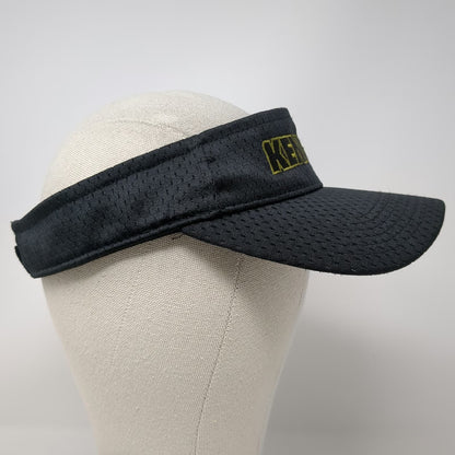 Pacific Headwear Visor Black One Size Strapback Kendall Gold Mesh Athletic Hat