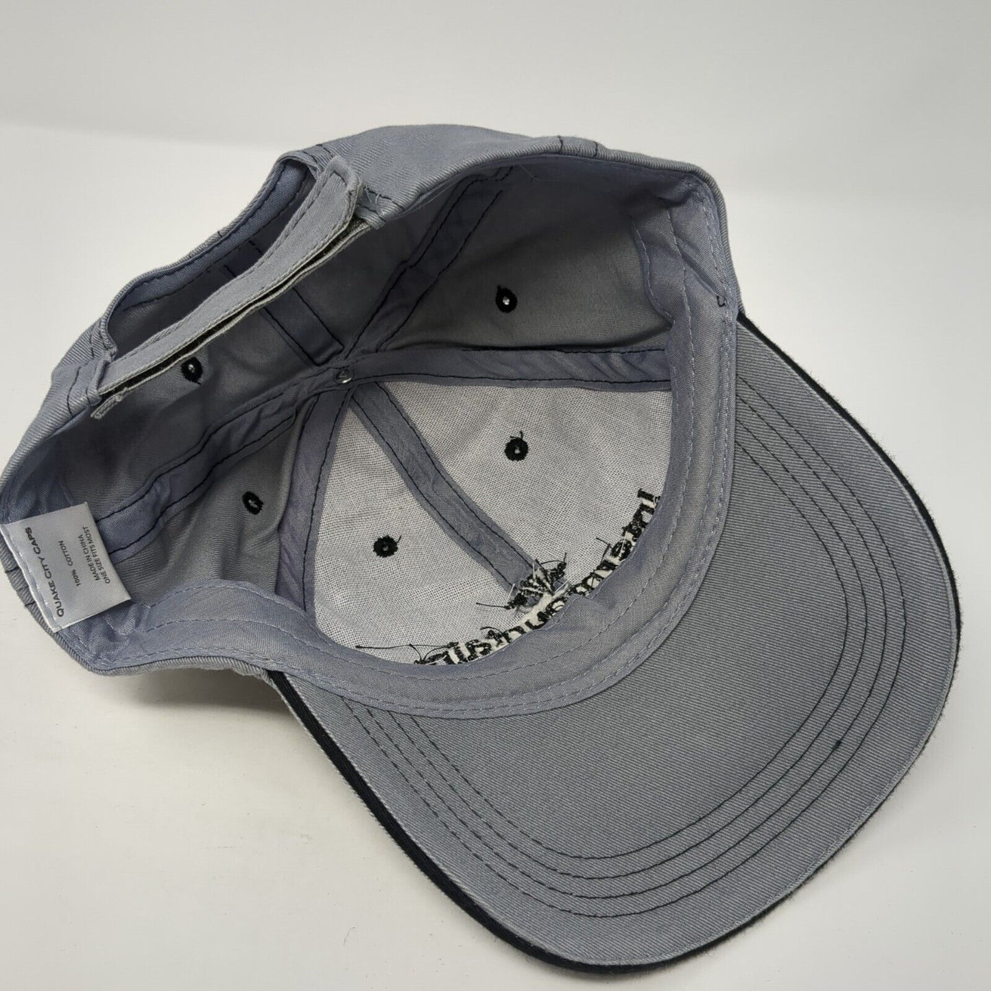 Intermountain Healthcare Strapback Hat Gray One Size Embroidered Solid