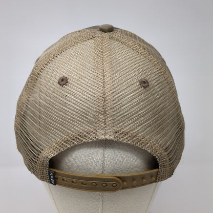 Coffee Flylow Snapback Trucker Hat Brown OSFM Adjustable Mesh Back Home Grown