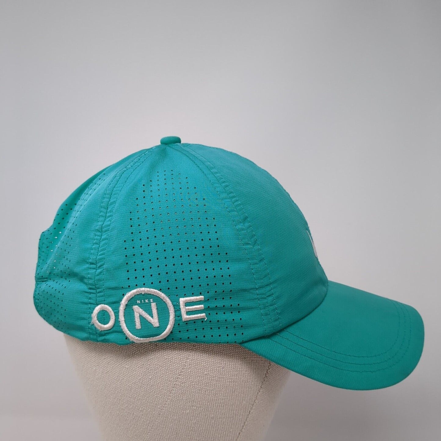 Nike Golf Strapback Hat Green One Size Fit Dry Adjustable Embroidered