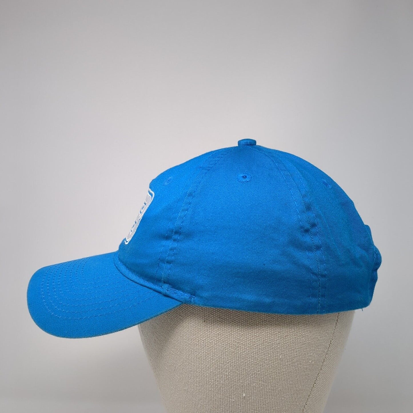 SB Softball League Strapback Hat Blue OS Adjustable Embroidered Port & Company
