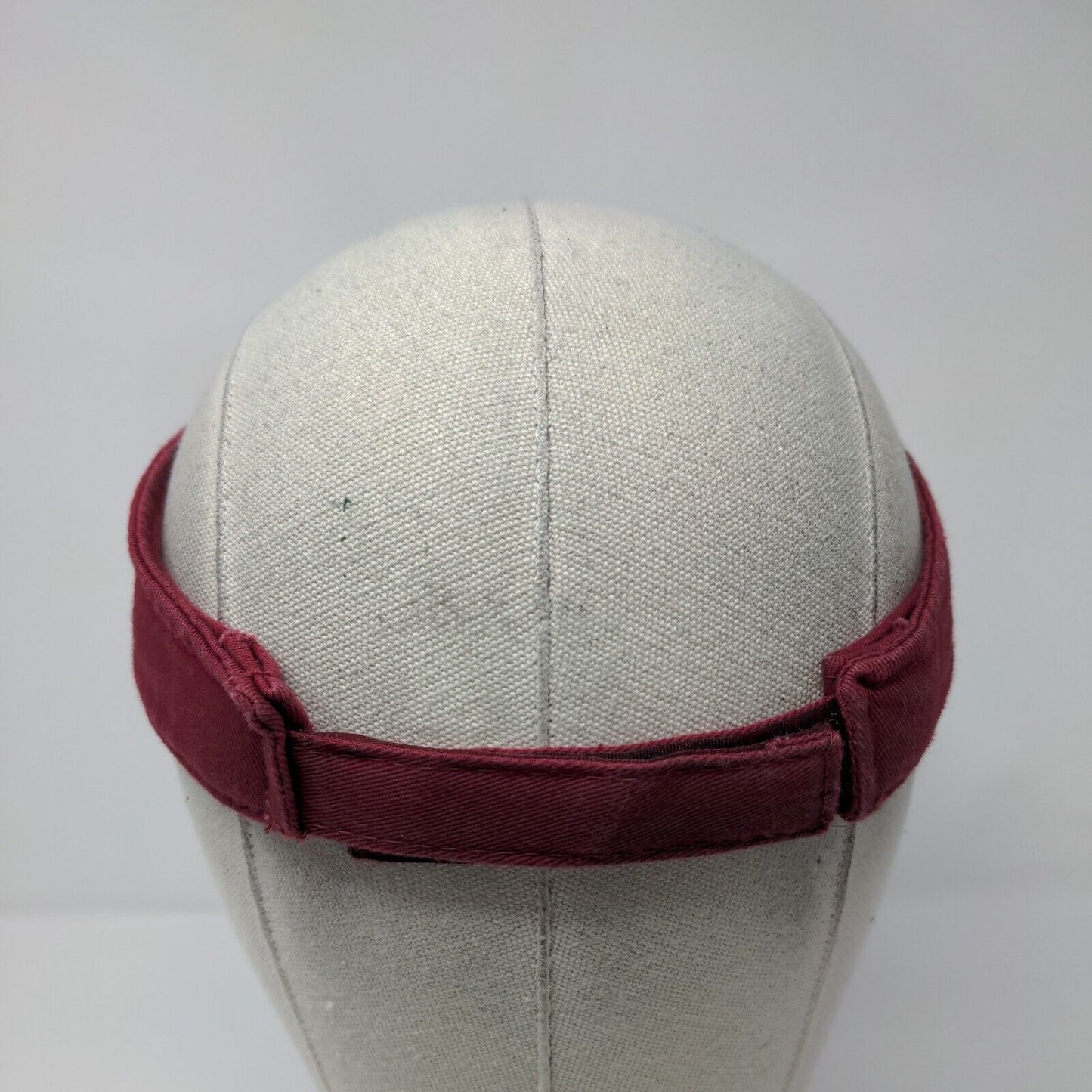 Row Adventures Strapback Visor Hat Red OSFM Adjustable Embroidered