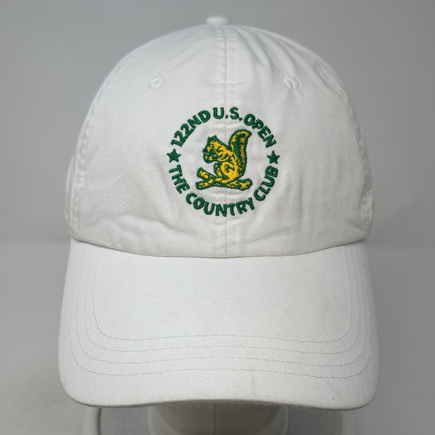 122nd US Open The Country Club Baseball Cap White One Size Lightweight Ahead