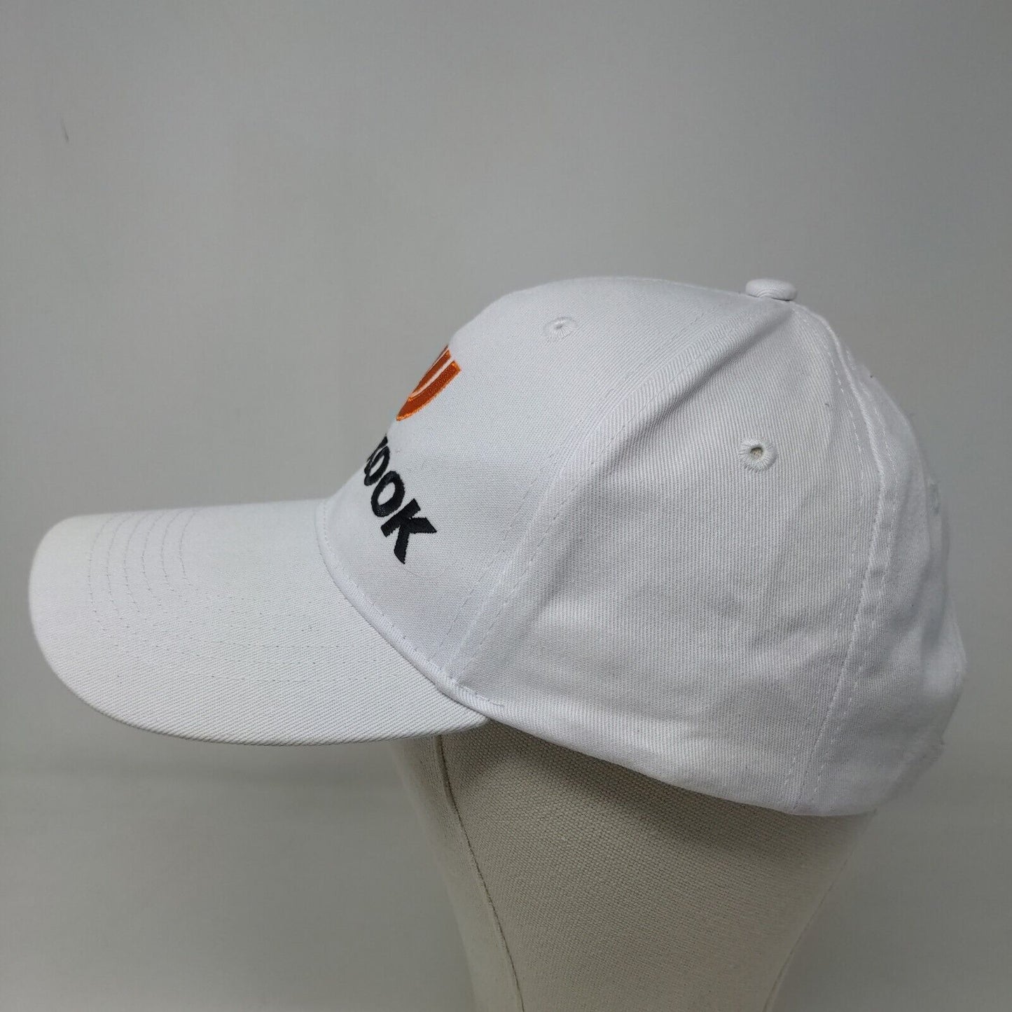 Better Cap Men's Slideback Hat White Embroidered Hankook Logo