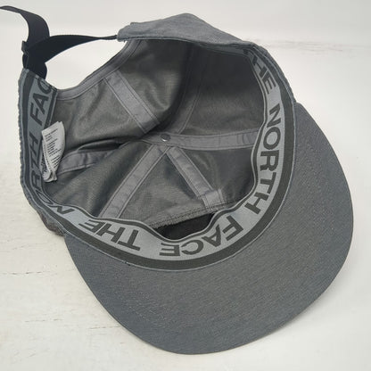 The North Face Army Cap Gray One Size Strapback Logo Outdoor Hiking Active Hat