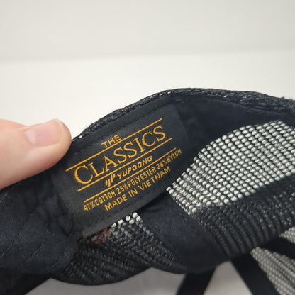 The Classics Yupoong Snapback Mesh Back Trucker Hat Gray One Size Blank