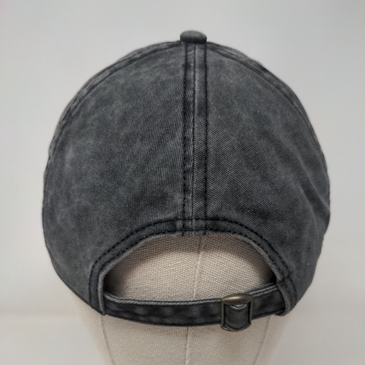 Social Distancing Slideback Hat Gray OSFM Adjustable Embroidered David and Young