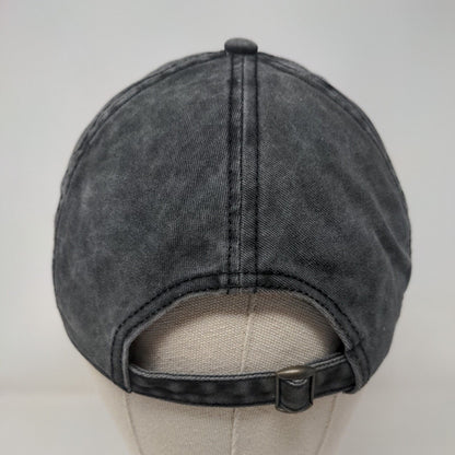 Social Distancing Slideback Hat Gray OSFM Adjustable Embroidered David and Young
