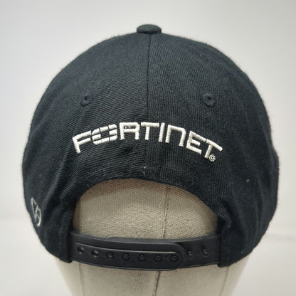 Cap America Snapback Black One Size Hat CISSDM Fortinet Logo Acrylic Wool Blend