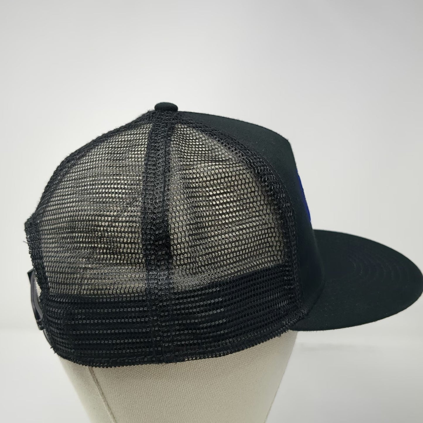 Galpin Auto Sports Trucker Hat Black Blue One Size Mesh Back Snapback GAS Logo