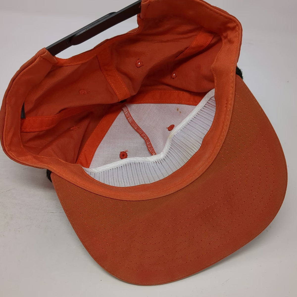 YOU KNOW! 5 Panel Orange One Size Hat Turtle Compass Rubber Patch Rope Snapback