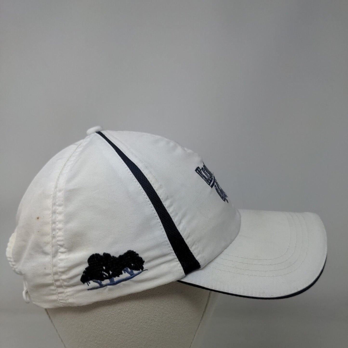 Kissimmee Oaks Golf Club Strapback Hat White OS Extreme Fit Ahead Performance