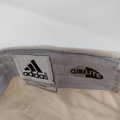 Adidas Climalite Slideback Hat White OSFA Adjustable Embroidered 6 Panel Cotton