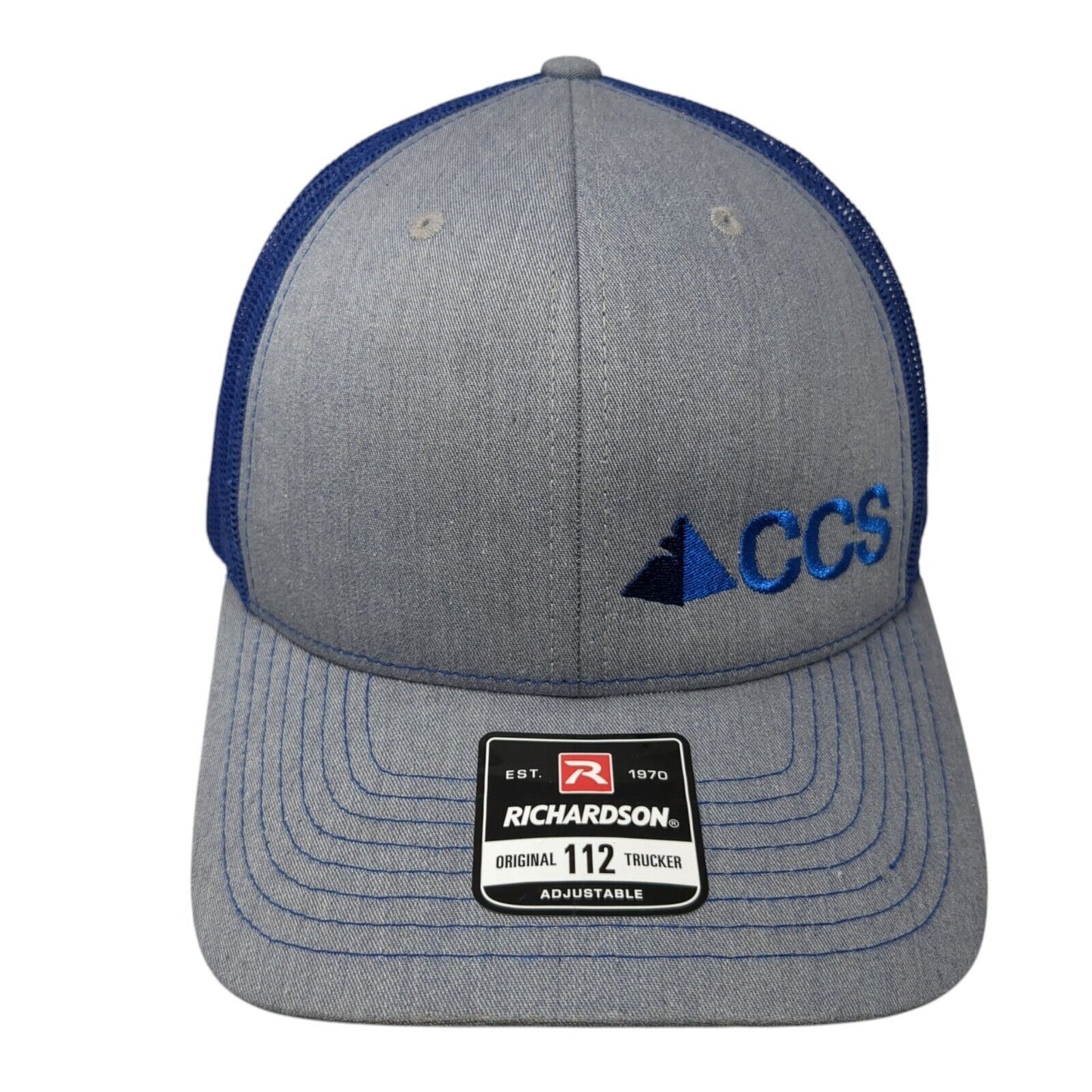 CCS Snapback 112 Trucker Hat Multicolor OS Adjustable Mesh Back Richardson
