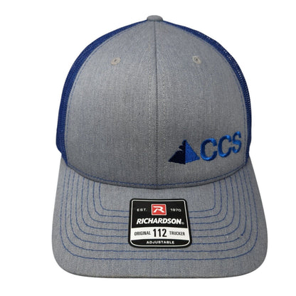 CCS Snapback 112 Trucker Hat Multicolor OS Adjustable Mesh Back Richardson