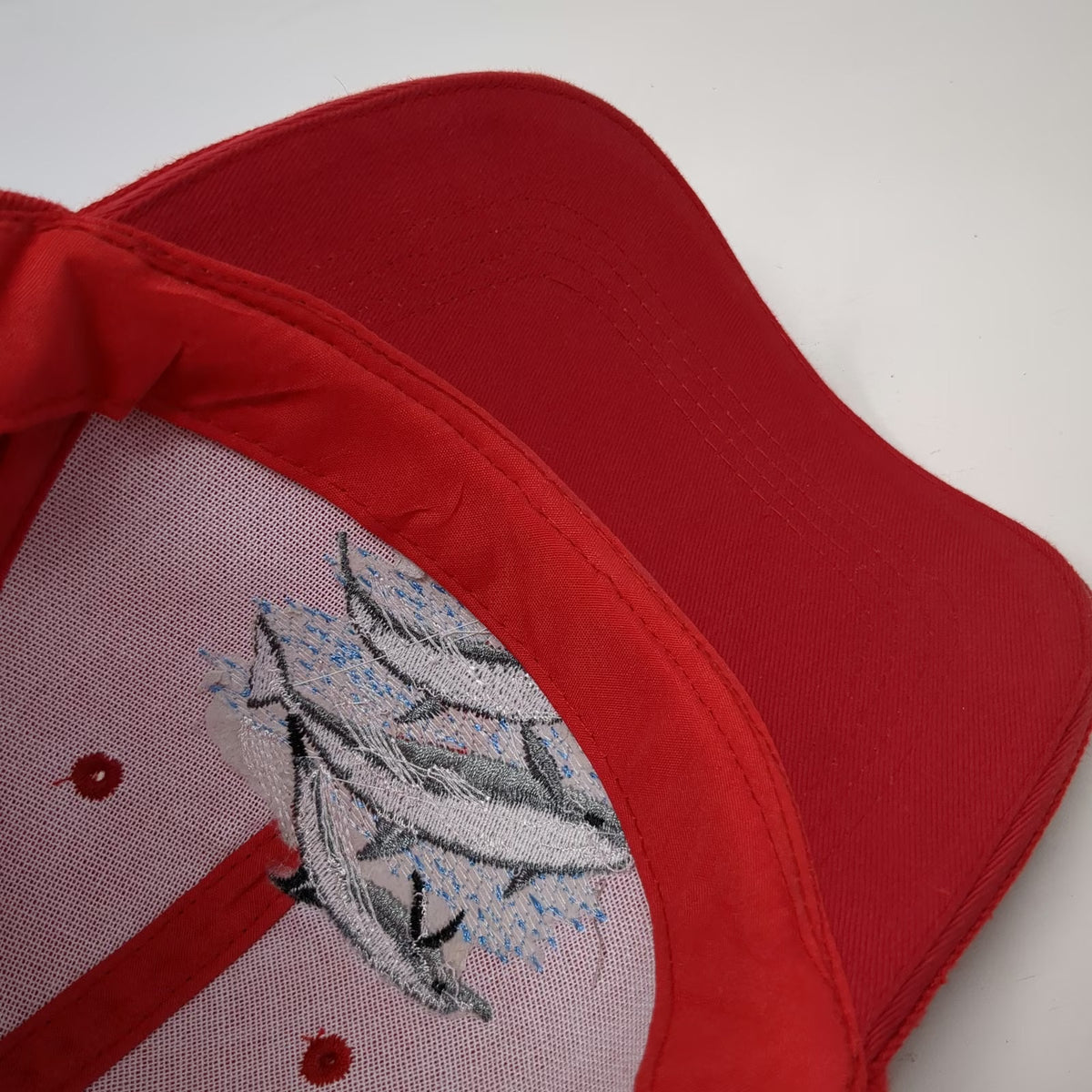 Celbros Baseball Cap Red One Size Dolphins PTO Peñasco Mexico Embroidery Hat
