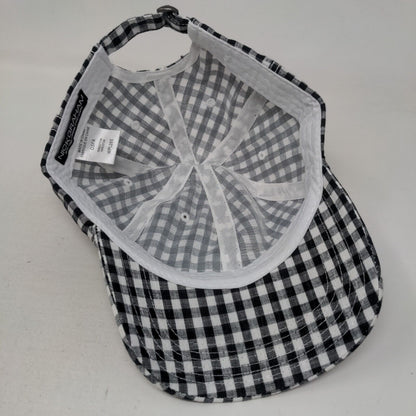 Nick Graham Slideback Hat Multicolor OSFA Adjustable Gingham 6 Panel Cotton