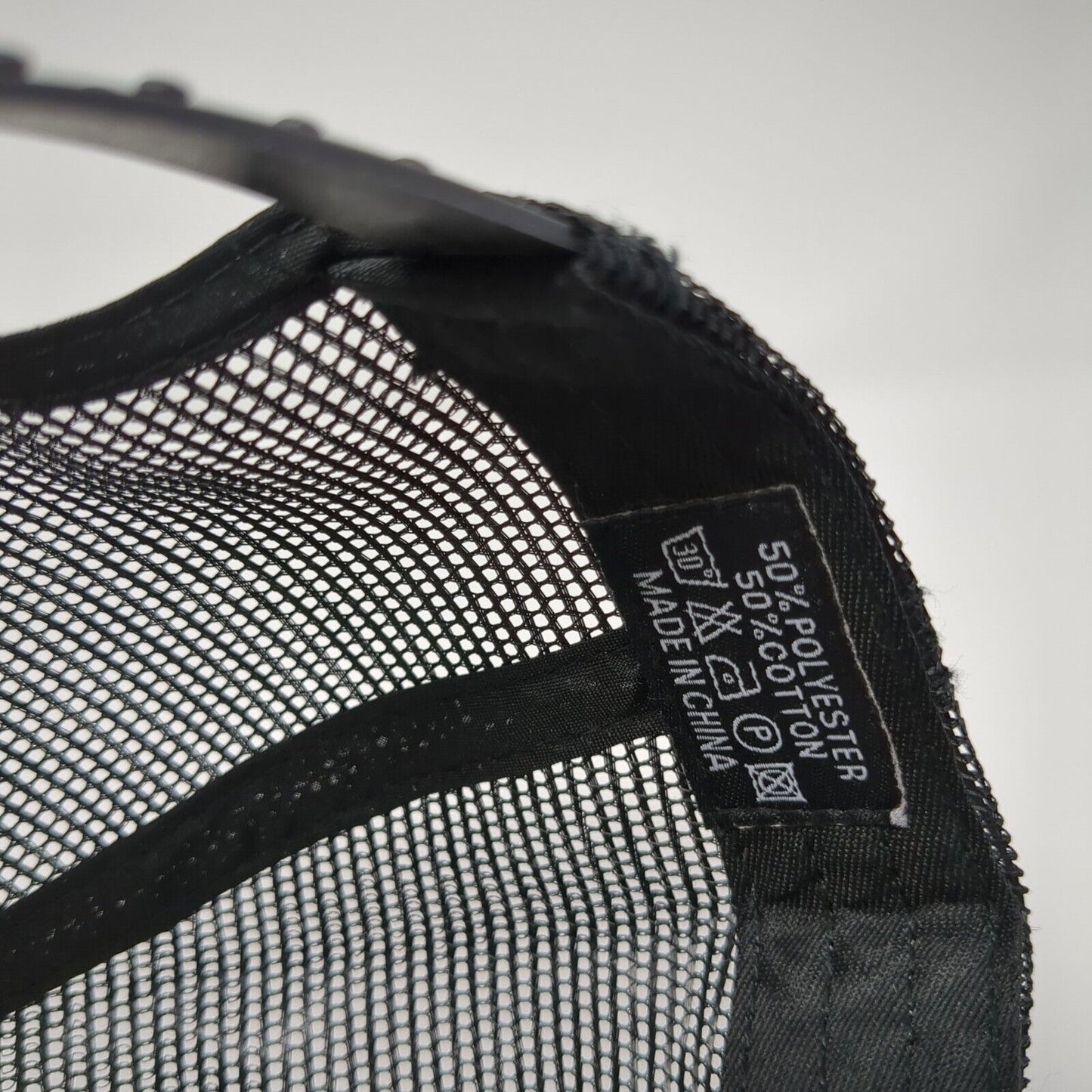 Live Aloha Snapback Mesh Back Trucker Hat Black One Size Colorblock