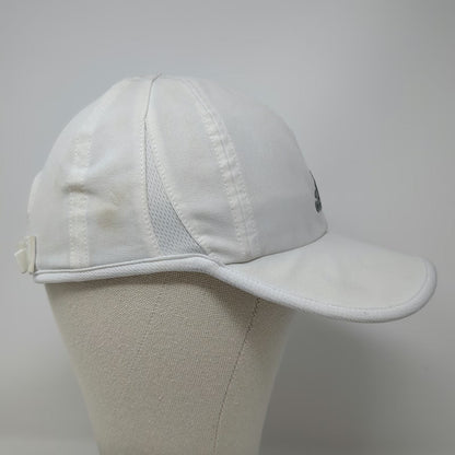 adidas Baseball Cap White One Size Climalite Mesh Performance Strapback Hat