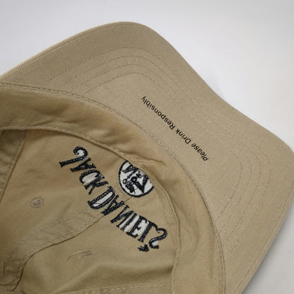 Magic Headwear Jack Daniels Old No 7 Beige Baseball Cap One Size Strapback Hat