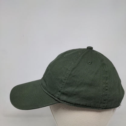 Unbranded Strapback Hat Green Sea Turtle OSFM Solid Blank 6 Panel