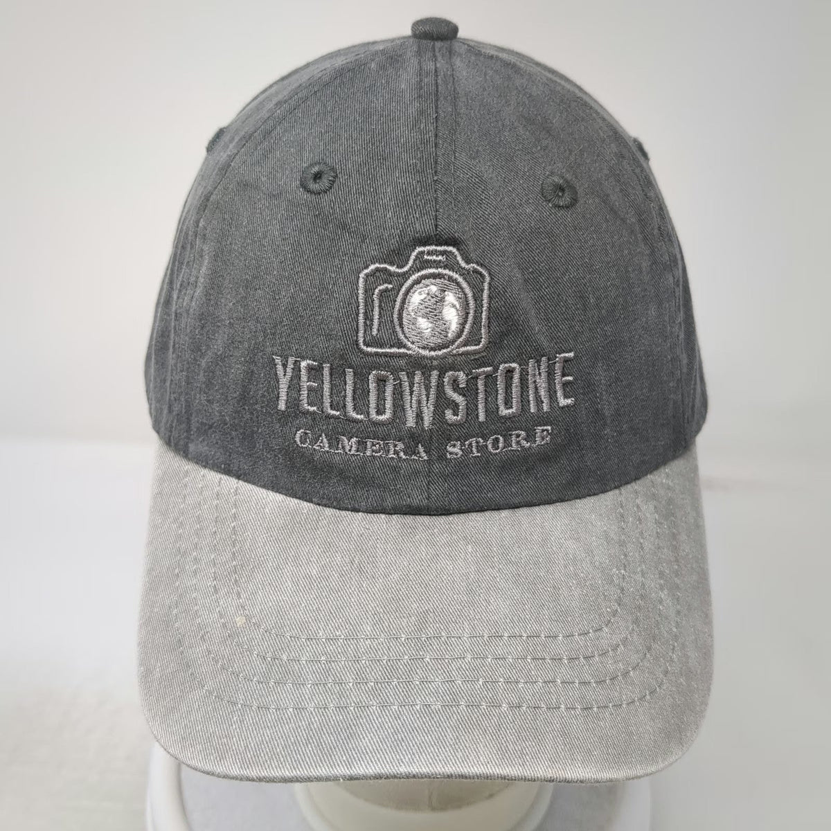 Port & Company Yellowstone Camera Store Gray One Size Baseball Cap Slideback Hat