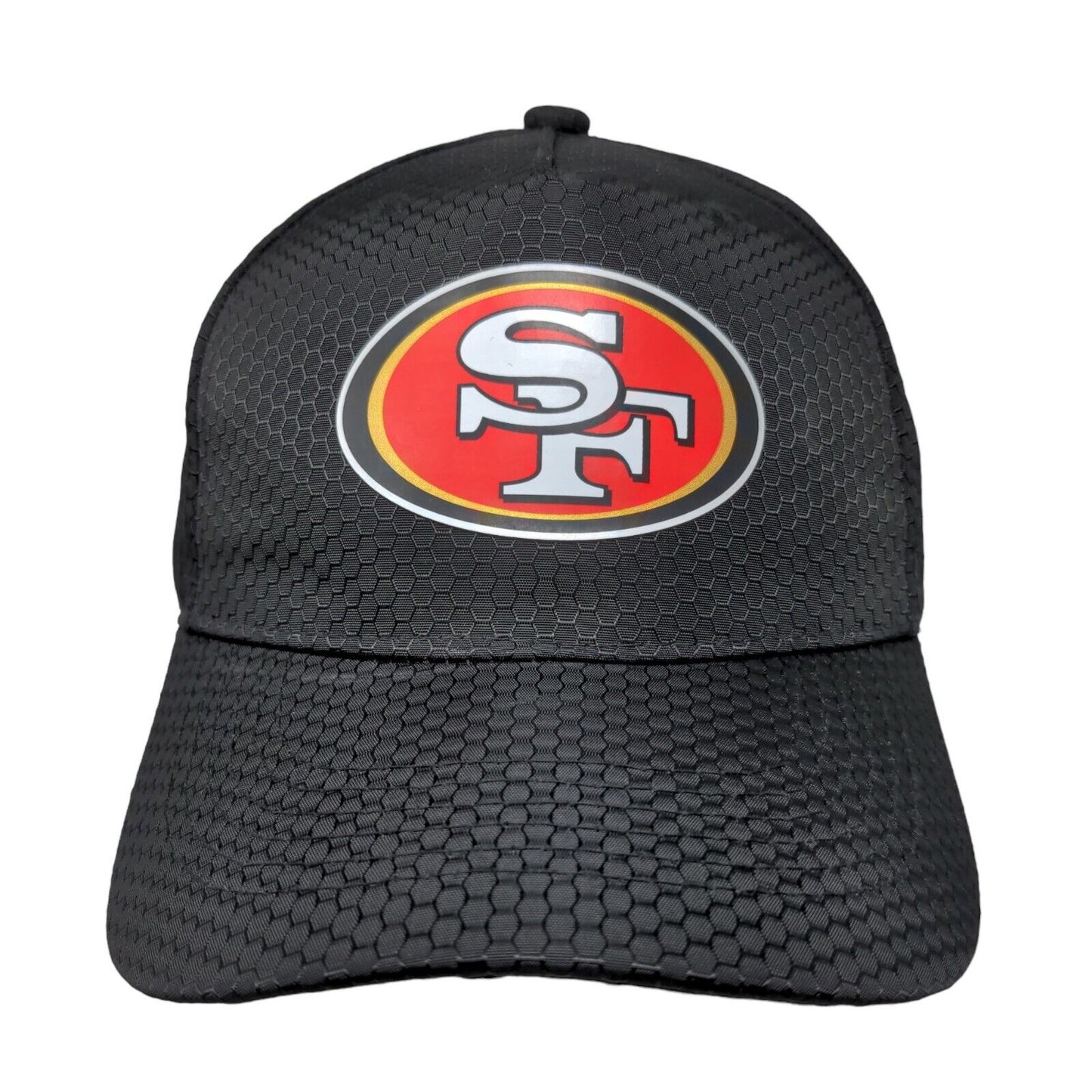 New Era Men's Strapback Hat Black San Francisco 49'ers 9 Forty Graphic Logo