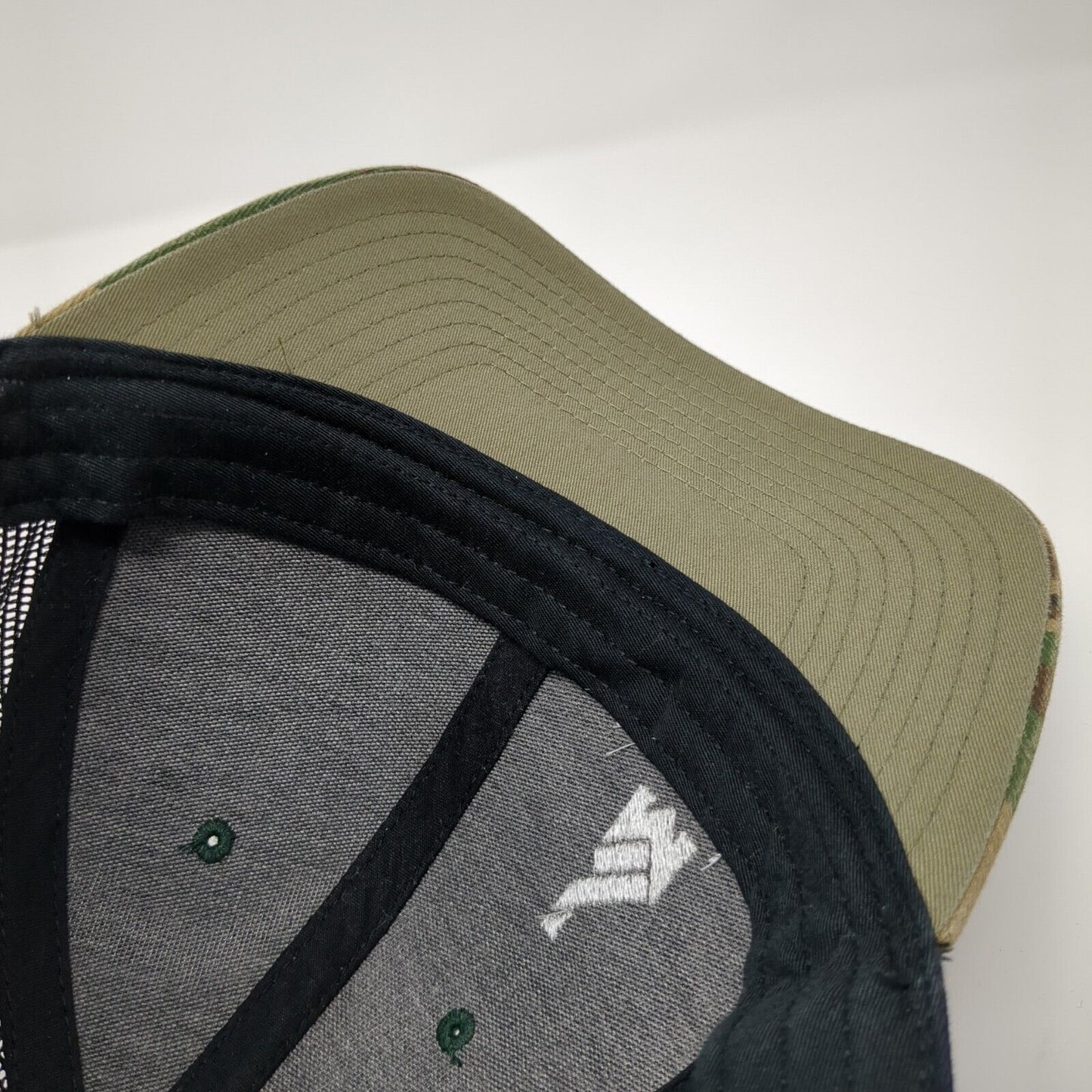 Mission43 Snapback Mesh Back Trucker Hat Camo One Size Richardson