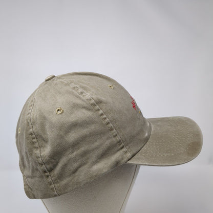 McCall Idaho Strapback Hat Brown One Size Solid Adjustable Embroidered
