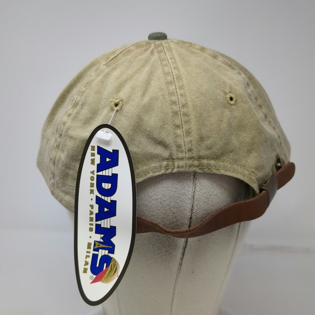 Adams Baseball Cap Beige Green One Size Design West Architects Strapback Hat