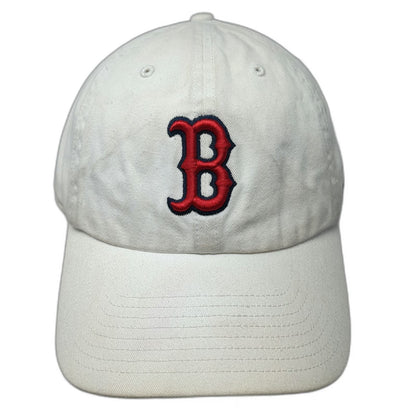 '47 MLB Boston Red Sox Baseball Cap White One Size Slideback Embroidered Hat
