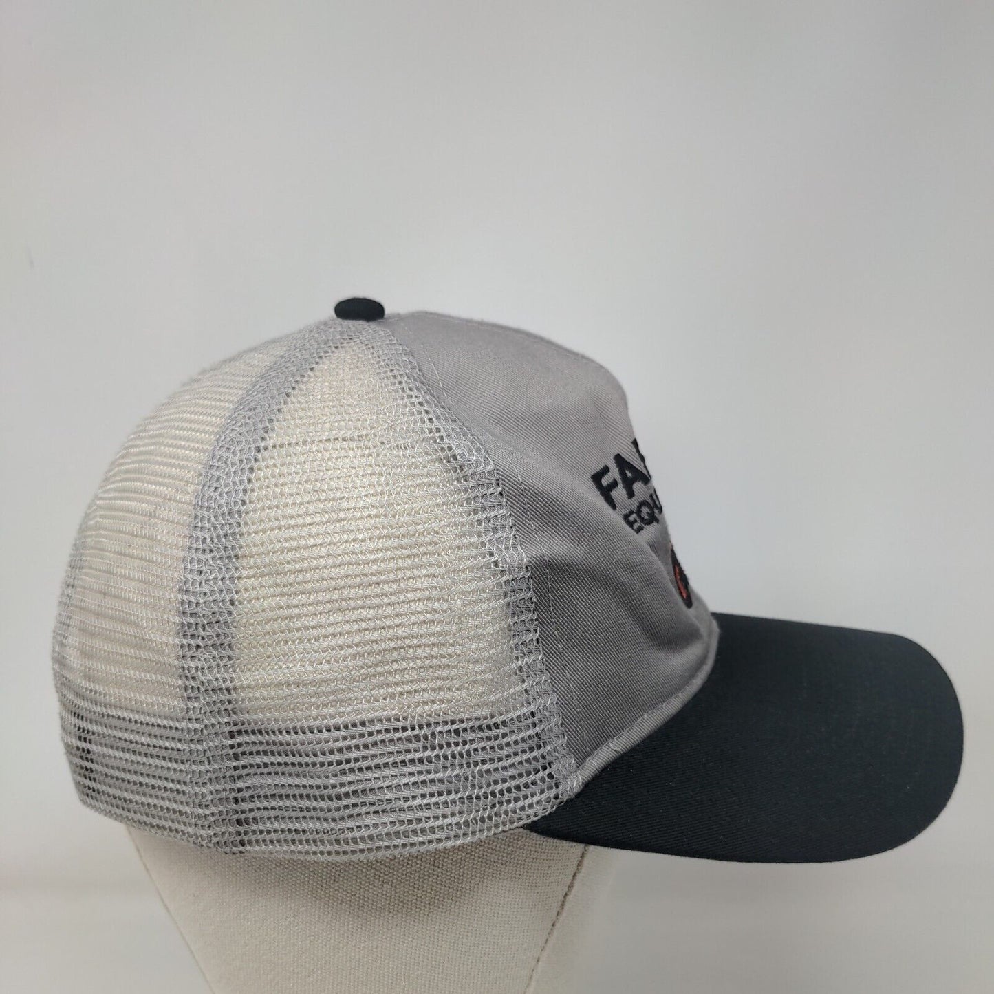 Farmbelt Equipment Inc. Snapback Trucker Hat Gray OSFM Embroidered Mesh Back