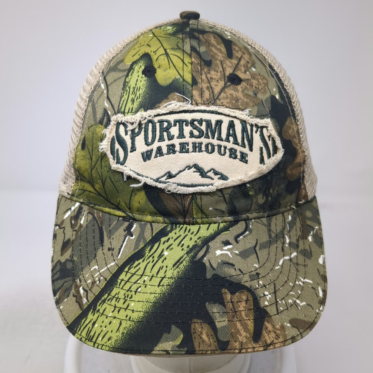 Sportsman's Warehouse Baseball Cap Green One Size Camo Mesh Strapback Hat