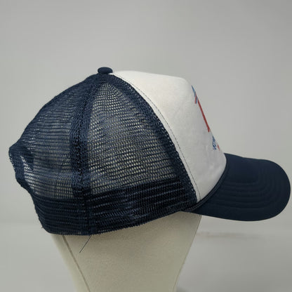 Kona Brewing Co. Trucker Hat Blue One Size Mesh Snapback Hawaii Surf Van Aloha