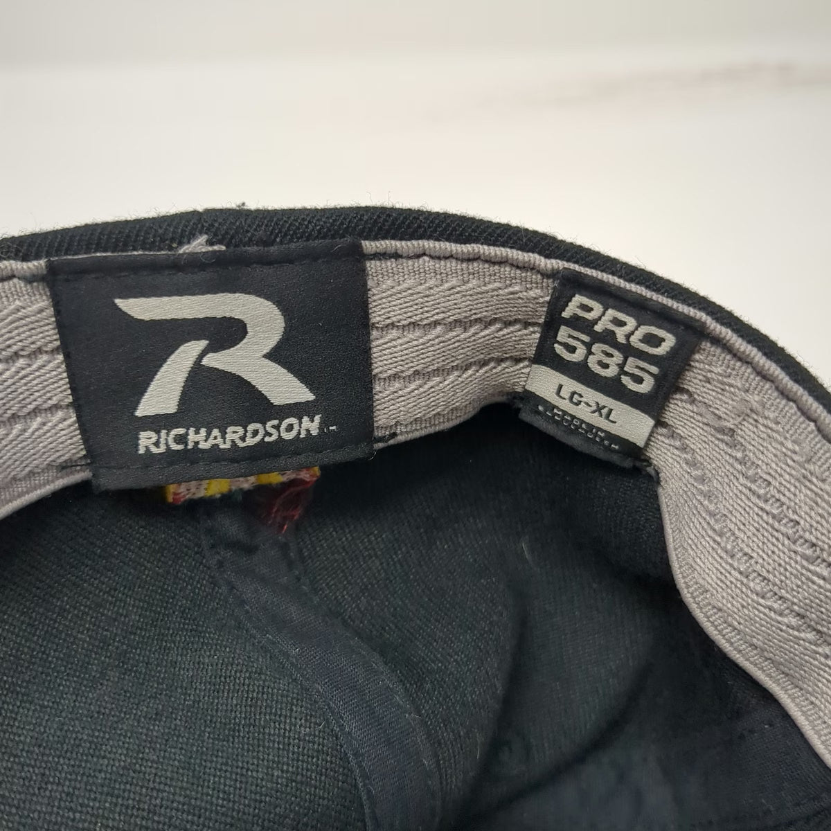 Richardson Baseball Cap Black XL JH Kelly Arizona Shamrock Gray Underbrim Hat